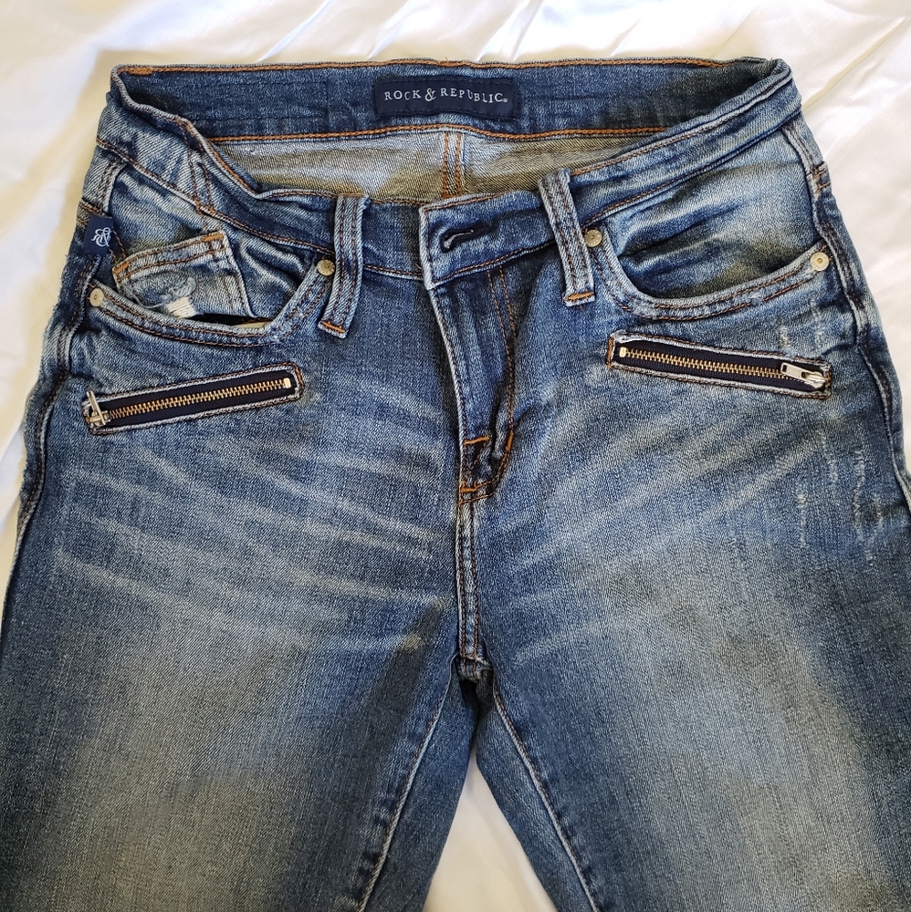 Rock & Republic cropped jeans